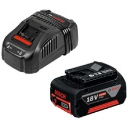 Bosch  GAL 1880 CV + GBA 18 V 5.0 Ah - Incarcator acumulatori Li-Ion, 14.4-18 V, incarcare rapida + Acumulator, Li-Ion, 18 V, 5 Ah, indicator nivel incarcare
