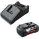 Bosch  GBA 36 V, 6 Ah + AL 36 V-20 - Set 1 acumulator si incarcator, Li-Ion, 36 V, 6 Ah