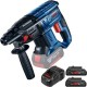 Bosch  GBH 180-LI - Rotopercutor SDS-Plus, 2 J + Set 2 acumulatori si incarcator, Li-Ion, 18 V, 4 Ah