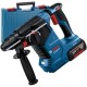 Bosch  GBH 187-LI - Rotopercutor SDS-Plus cu 1 acumulator, Li-Ion, 18 V, 5 Ah, 2.4 J, valiza plastic