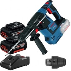 Bosch  GBH 18V-26 F - Rotopercutor SDS-Plus, 2.6 J, mandrina interschimbabila + 2x Acumulator, Li-Ion, 18 V, 5 Ah + Incarcator