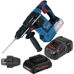Bosch  GBH 18V-26 F - Rotopercutor SDS-Plus, 2.6 J, mandrina interschimbabila + Acumulator ProCORE, Li-Ion, 18 V, 4 Ah + Incarcator