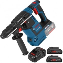 Bosch  GBH 18V-26 - Rotopercutor SDS-Plus, 2.6 J + Set 2 acumulatori si incarcator, Li-Ion, 18 V, 4 Ah