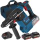 Bosch  GBH 18V-26 - Rotopercutor SDS-Plus, 2.6 J + Set 2 acumulatori si incarcator, Li-Ion, 18 V, 5 Ah + Geanta textila
