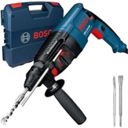 Bosch  GBH 2-26 DRE - Rotopercutor SDS-Plus, 800 W, 2.7 J, valiza plastic + Dalta SDS-Plus lata, 20x250 mm + Spit SDS-Plus, 250 mm