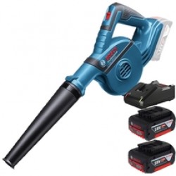 Bosch  GBL 18V-120 - Suflanta de gradina fara acumulatori si incarcator, Li-Ion, 18 V, - Ah, 120 m3/h + Set 2 acumulatori si incarcator, Li-Ion, 18 V, 4 Ah