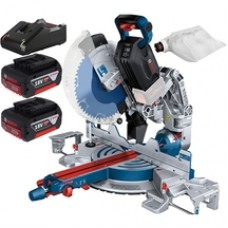 Bosch  GCM 18V-305 GDC BITURBO - Fierastrau circular stationar, 305x30 mm + Set 2 acumulatori si incarcator, Li-Ion, 18 V, 4 Ah