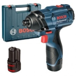Bosch  GDR 120-LI - Masina de insurubat cu impact cu 2 acumulatori, Li-Ion, 12 V, 2 Ah, 100 Nm, M4-M10, valiza plastic