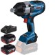 Bosch  GDS 18V-1050 H - Masina de insurubat cu impact, 1050 Nm + Set 2 acumulatori si incarcator, Li-Ion, 18 V, 4 Ah
