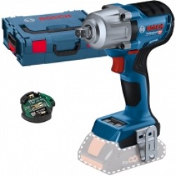Bosch  GDS 18V-450 PC - Masina de insurubat cu impact fara acumulatori si incarcator, Li-Ion, 18 V, - Ah, patrat 1/2 inch, 450 Nm, M10-M20, valiza speciala, accesorii