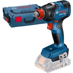 Bosch  GDX 18V-200 - Masina de insurubat cu impact fara acumulatori si incarcator, Li-Ion, 18 V, - Ah, patrat 1/2 inch si hexagon interior 1/4 inch, 200 Nm, M6-M16, valiza speciala