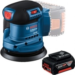 Bosch  GEX 185-LI - Slefuitor cu excentric, 125 mm+ Acumulator, Li-Ion, 18 V, 5 Ah