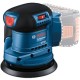 Bosch  GEX 185-LI - Slefuitor cu excentric fara acumulatori si incarcator, 18 V, - Ah, 125 mm