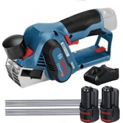 Bosch  GHO 12V-20 - Rindea, 56 mm + Set 2 acumulatori si incarcator, Li-Ion, 12 V, 2 Ah
