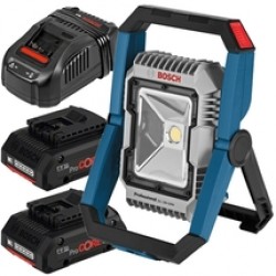 Bosch  GLI 18V-1900 - Lampa/Lanterna + 2x Acumulator ProCORE, Li-Ion, 18 V, 4 Ah + Incarcator