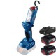Bosch  GLI 18V-300 - Lampa/Lanterna + Set 2 acumulatori si incarcator, Li-Ion, 18 V, 4 Ah