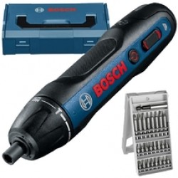Bosch  GO - Masina de insurubat cu 1 acumulator, Li-Ion, 3.6 V, 1.5 Ah, 5 Nm, valiza speciala, accesorii