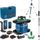 Bosch  GRL 650 CHVG - Nivela laser rotativa, 70 m, valiza plastic + Trepied, 2950 mm, 5/8 inch + Rigla pentru nivela laser, 2.4 m