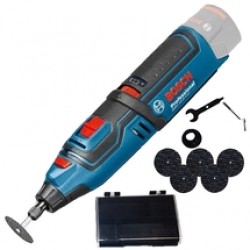 Bosch  GRO 12V-35 - Polizor drept  fara acumulatori si incarcator, Li-Ion, 12 V, - Ah, 3.2 mm, accesorii