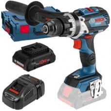 Bosch  GSB 18V-110 C - Masina de gaurit si insurubat cu percutie, 110 Nm, valiza speciala + Acumulator ProCORE, Li-Ion, 18 V, 4 Ah + Incarcator