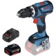 Bosch  GSB 18V-60 C - Masina de gaurit si insurubat cu percutie, 60 Nm, valiza speciala + Acumulator, Li-Ion, 18 V, 5 Ah + Incarcator