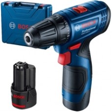 Bosch  GSR 120-LI - Masina de gaurit si insurubat cu 2 acumulatori, Li-Ion, 12 V, 2 Ah, 30 Nm, valiza plastic
