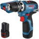 Bosch  GSR 12V-35 FC - Masina de gaurit si insurubat cu 2 acumulatori, Li-Ion, 12 V, 3 Ah, 35 Nm, valiza speciala