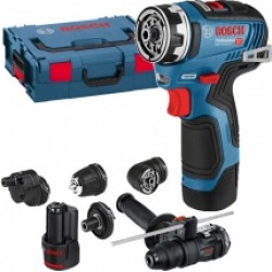 Bosch  GSR 12V-35 FC - Masina de gaurit si insurubat cu 2 acumulatori, Li-Ion, 12 V, 3 Ah, 35 Nm, valiza speciala, accesorii