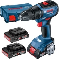 Bosch  GSR 18V-50 + 1600Z00036 - Masina de gaurit si insurubat cu 2 acumulatori, Li-Ion, 18 V, 2 Ah, 50 Nm, valiza plastic + Acumulator, Li-Ion, 18 V, 2 Ah