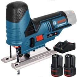 Bosch  GST 12V-70 - Fierastrau pendular + Set 2 acumulatori si incarcator, Li-Ion, 12 V, 2 Ah