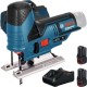 Bosch  GST 12V-70 - Fierastrau pendular + Set 2 acumulatori si incarcator, Li-Ion, 12 V, 2 Ah + Geanta