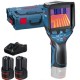 Bosch  GTC 400 C - Termodetector + Set 2 acumulatori si incarcator, Li-Ion, 12 V, 2 Ah