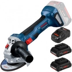 Bosch  GWS 180-LI - Polizor unghiular, 125 mm +  2x Acumulator ProCORE, Li-Ion, 18 V, 4 Ah + Incarcator