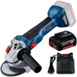 Bosch  GWS 18V-10 - Polizor unghiular, 115 mm + Acumulator, Li-Ion, 18 V, 4 Ah + Incarcator