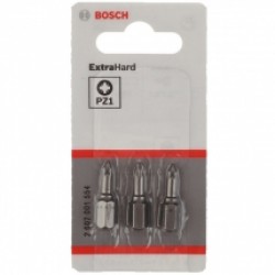 Bosch  Max Grip - Set capete de insurubare, profil PZ1, 3 bucati