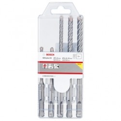 Bosch  Plus-5X - Set burghie SDS-Plus, 5-10  mm, 5 bucati, beton armat