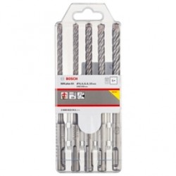Bosch  Plus-5X - Set burghie SDS-Plus, 6-10  mm, 5 bucati, beton armat
