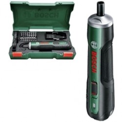 Bosch  PushDrive - Masina de insurubat cu 1 acumulator, Li-Ion, 3.6 V, 1.5 Ah, 5 Nm, valiza plastic, accesorii