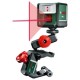 Bosch  Quigo III + MM 2 - Nivela laser cu linii, 7 m, +/-0.8 mm/m, 2 linii laser, fascicul rosu, accesorii