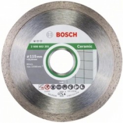 Bosch  Standard for Ceramic - Set discuri diamantate de taiere, 115x22.2x1.6 mm, taiere uscata, 2 bucati