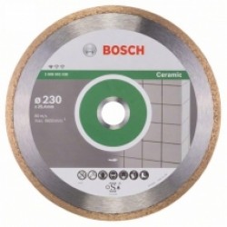 Bosch  Standard for Ceramic - Set discuri diamantate de taiere, 230x25.4x1.6 mm, 2 bucati