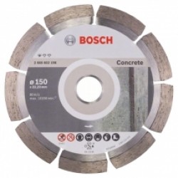 Bosch  Standard for Concrete - Set discuri diamantate de taiere segmentate, 150x22.2x2 mm, 2 bucati