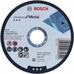 Bosch  Standard for Metal - Set discuri taiere metal, 115x22.2x1 mm, 50 bucati