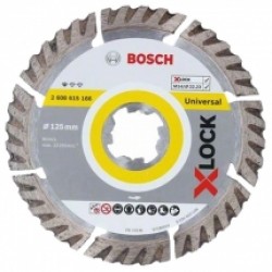 Bosch  X-LOCK - Set discuri diamantate de taiere, 125x22.2x2 mm, 2 bucati