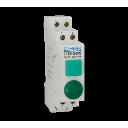 BUTON+LAMPA ELBD-R-DIN 1NO+2NC ROSU 230V