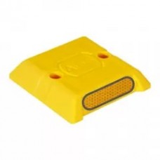 Buton rutier galben din ABS, model 12005-2