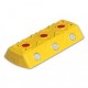Buton rutier galben din PPC, model 12003