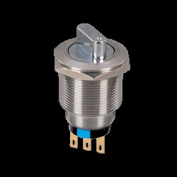 BUTON SELECTOR ROSU 2 POZITII EL22X2 1NO+1NC IP65