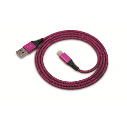 Cablu de Date Lighting 1A 1m Roz