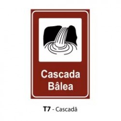 Cascadă, Indicator rutier